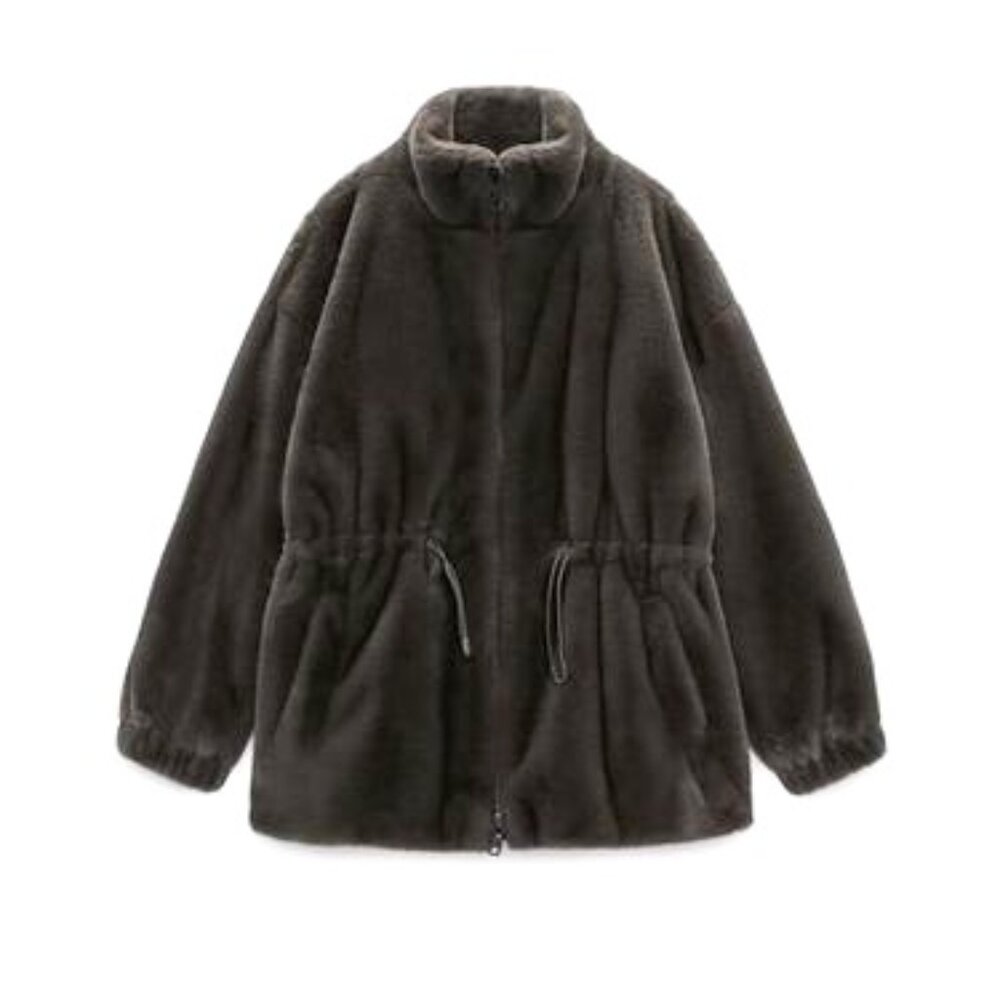 ☆☆SOLD☆☆NWT ZARA FAUX FUR JACKET